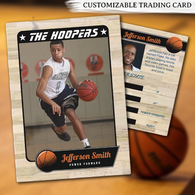 Basketball Player-anpassade Trafikkort Visitkort (A stylish way to build a unique basketball card collection)