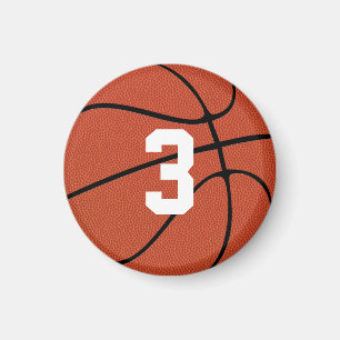 Basketball Player-Anpassningsbar nummer/Brev-minir Magnet