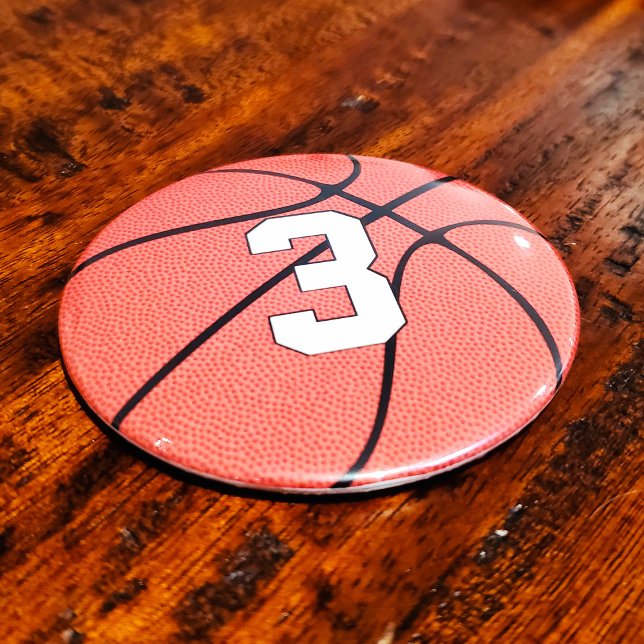 Basketball Player-Anpassningsbar nummer eller Init Magnet (Skapare uppladdad)