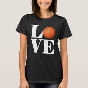 Basketball Player Basketball Kärlek T Shirt