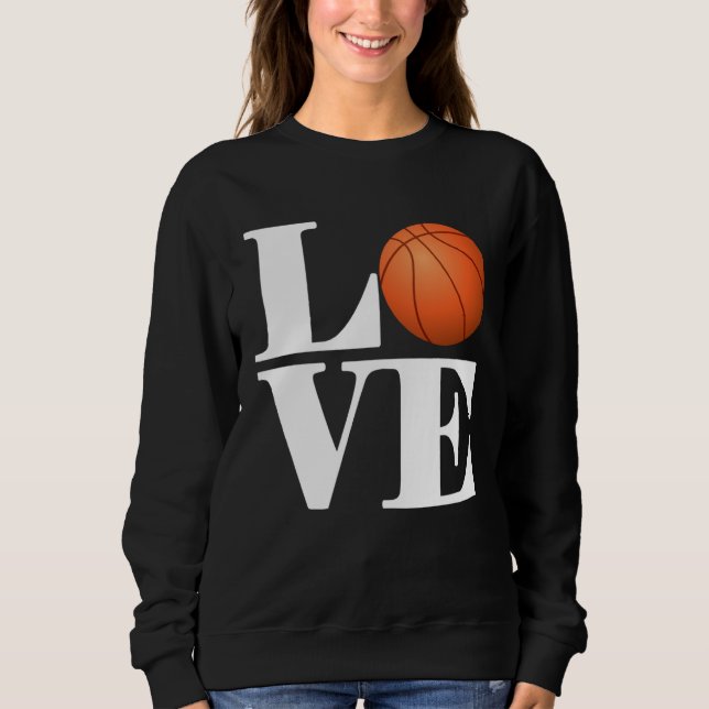 Basketball Player   Basketball Love T Shirt (Framsida)
