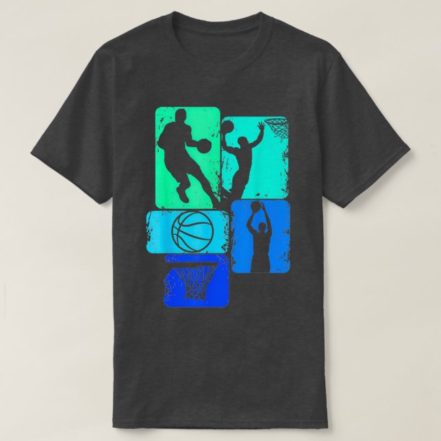 Basketball Player Boys Kids Manar 1 T Shirt (Design framsida)