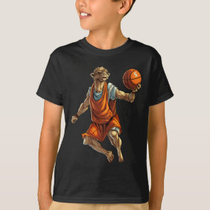 Basketball Player Camel T Shirt