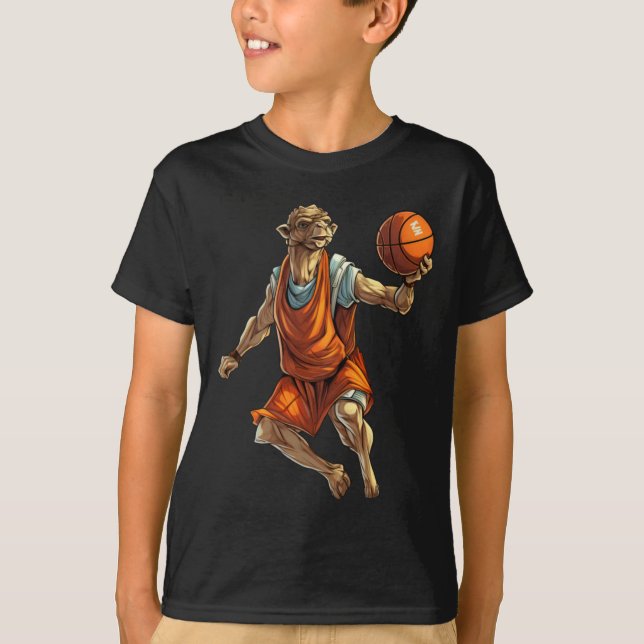 Basketball Player Camel T Shirt (Framsida)
