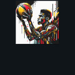 Basketball Player Canvastryck<br><div class="desc">Basketball Player-Kanvastrycket är helt anpassade och unikt att hänga på hem- och kontorsmurar. Designad av Norman.R.</div>