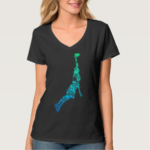 Basketball Player Coach Dunking Kids Boys Manar T Shirt