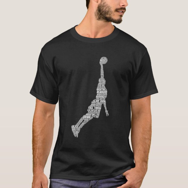 Basketball Player Coach T Shirt (Framsida)