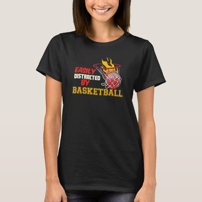 Basketball Player Coach Team Bball Sports  Dunking T Shirt (Framsida)