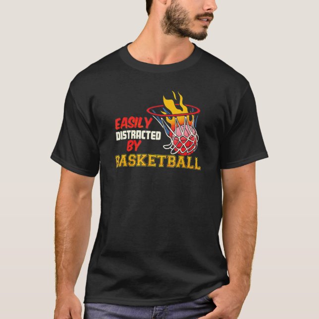 Basketball Player Coach Team Bball Sports  Dunking T Shirt (Framsida)