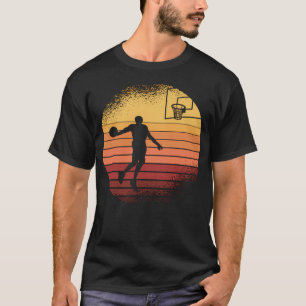 Basketball Player Coach Team Dunk Vintage Distress T Shirt