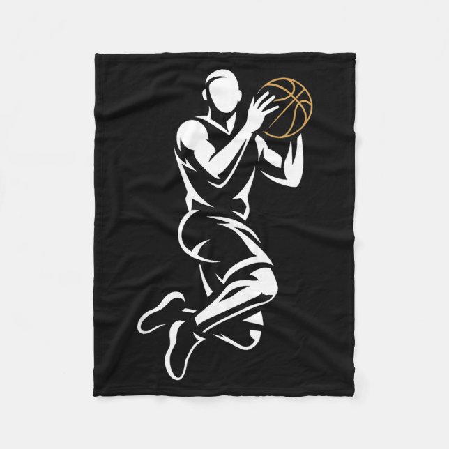 Basketball Player  Fleecefilt (Framsidan)