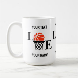 Basketball Player Girl, Basketball Girl Birthday Kaffemugg