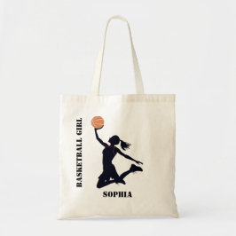 Basketball Player Girl, Basketball Girl Birthday Tygkasse