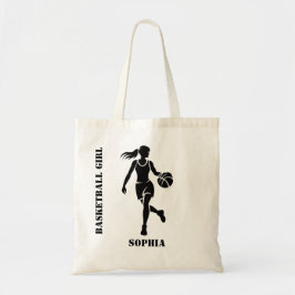 Basketball Player Girl, Basketball Girl Birthday Tygkasse