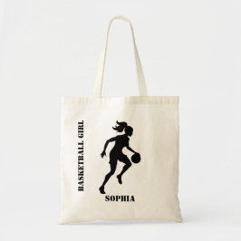 Basketball Player Girl, Basketball Girl Birthday Tygkasse