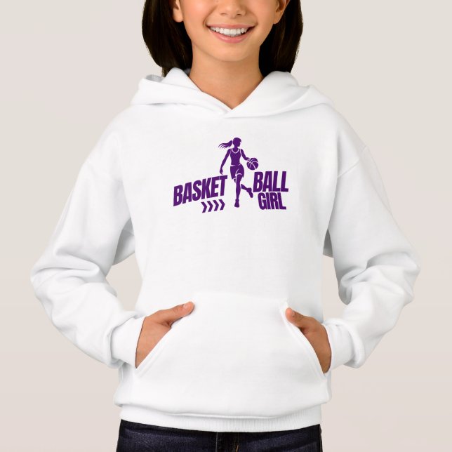 Basketball Player Girl, Birthday Gift, Team T Shirt (Framsida)