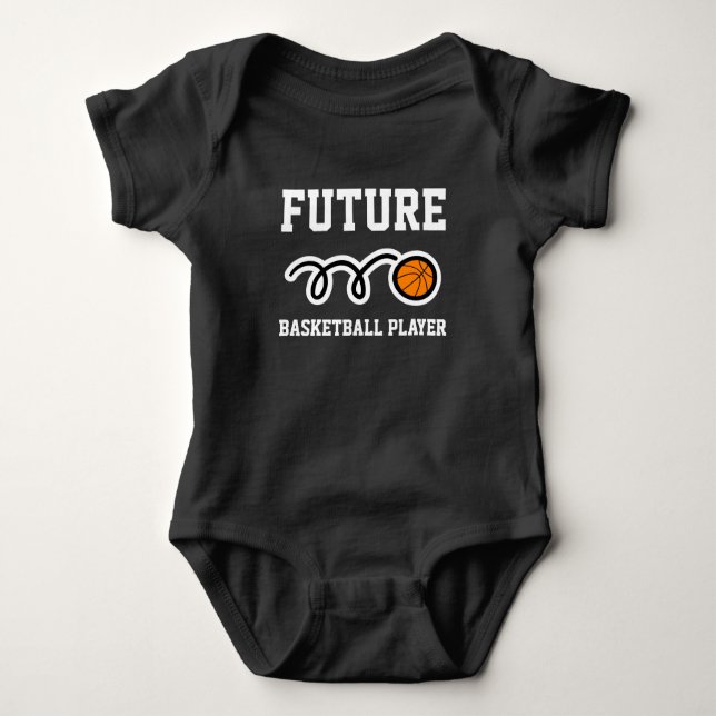 Basketball Player jersey baby bodydress Tröja (Framsida)