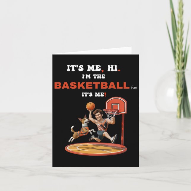 Basketball Player Kort (Framsida)