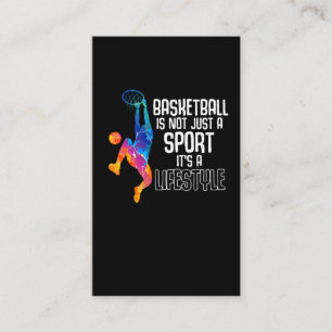 Basketball Player Life Dunk-Idrottsman Visitkort