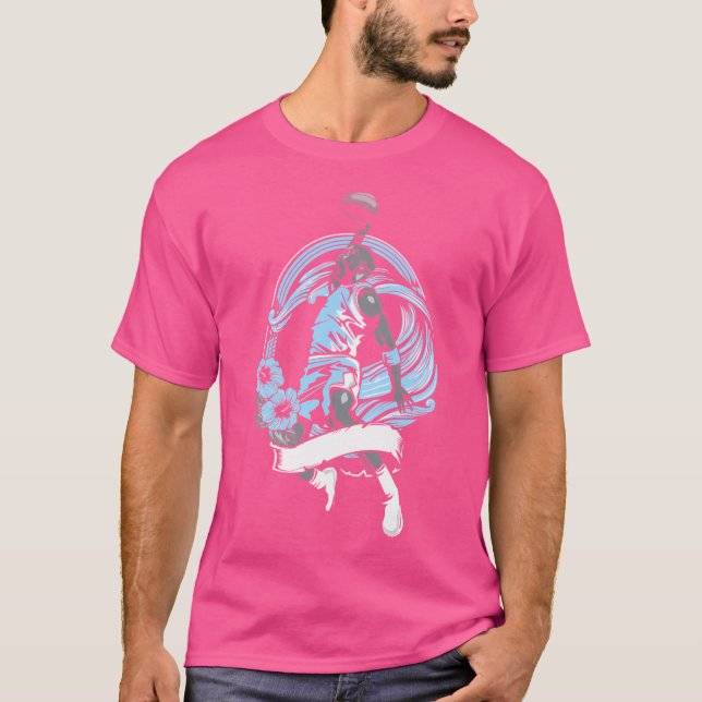 Basketball Player - Lustigt Basketball Älskare Gif T Shirt (Framsida)