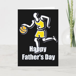 Basketball Player - Lycklig Fars dag Kort