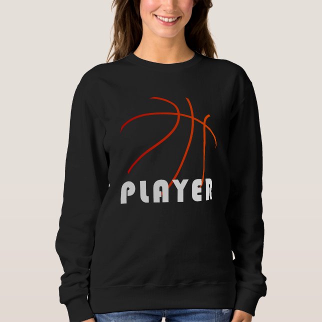 Basketball Player | Mimimimal Modern Design T Shirt (Framsida)
