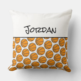 Basketball Player NAMN Sports Ringar Kids Decor Ro Kudde