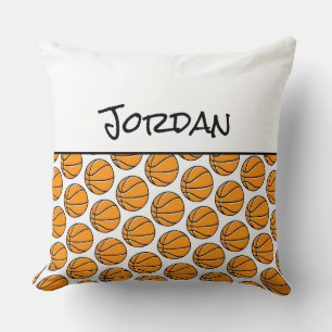 Basketball Player NAMN Sports Ringar Kids Decor Ro Kudde