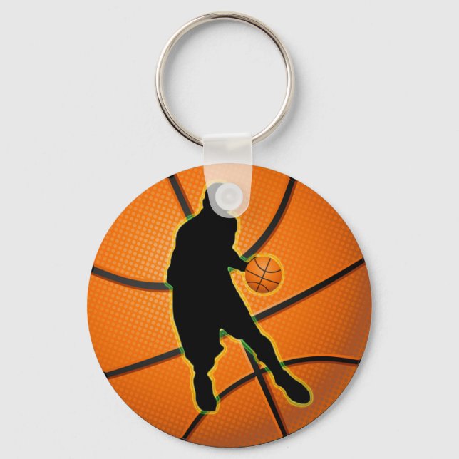 BASKETBALL PLAYER NYCKELRING (Framsida)