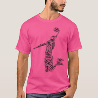 Basketball Player Ord - Basketball Älskare T Shirt