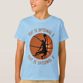 Basketball Player på basket T Shirt