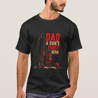Basketball Player Pappa a Sons First Hero Far Da T Shirt