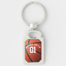 BASKETBALL PLAYER PERSONLIG Namn KEYCHAIN