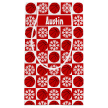 Basketball Player Red and White Anpassningsbar jul