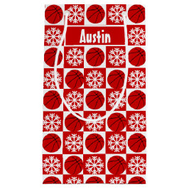 Basketball Player Red and White Anpassningsbar jul