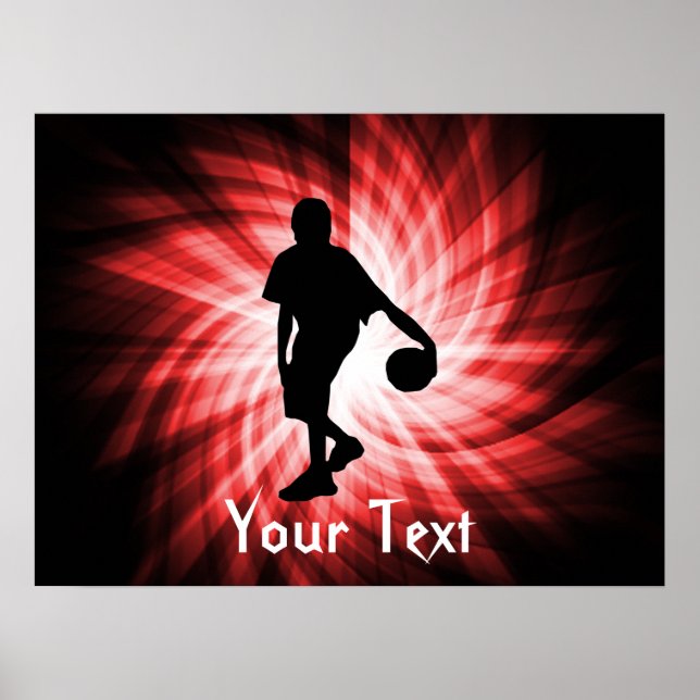Basketball Player; Red Poster (Framsidan)
