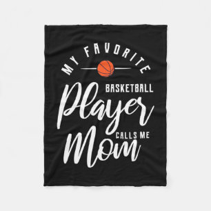 Basketball Player ringer mig Mamma Fleecefilt
