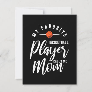 Basketball Player ringer mig Mamma Tack Kort