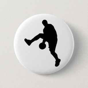 Basketball Player Silhouette Knapp