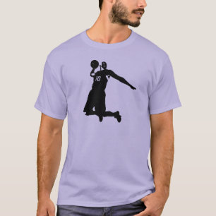 Basketball Player Silhouette T Shirt