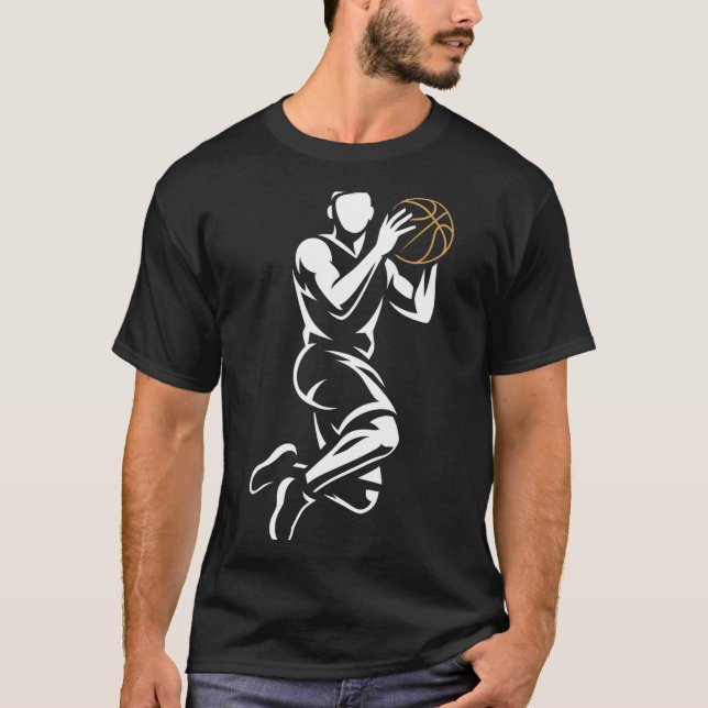 Basketball Player  T Shirt (Framsida)