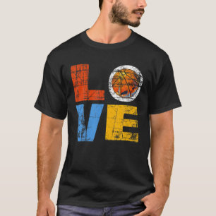 Basketball Player-träningsteamet Boll Vintage Dist T Shirt