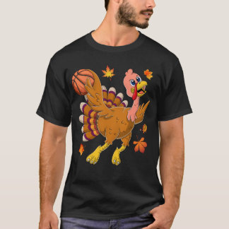 Basketball Player Turkiaddagen - udda Thanksgiving T Shirt