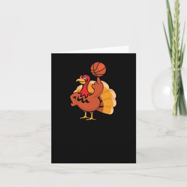 Basketball Player Turkietdagen - den konstiga Than Kort (Framsida)