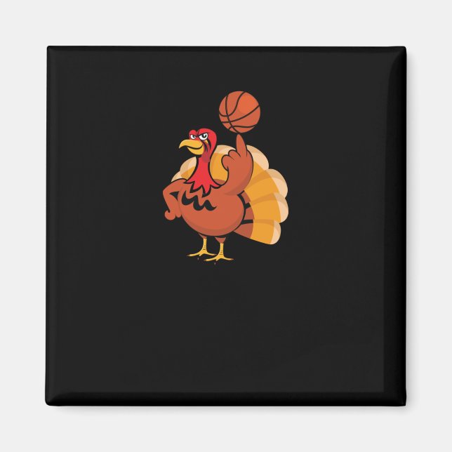 Basketball Player Turkietdagen - den konstiga Than Magnet (Framsidan)