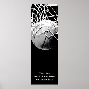 Basketball Poster med sportmotiv