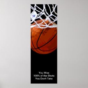 Basketball Poster med sportmotiv
