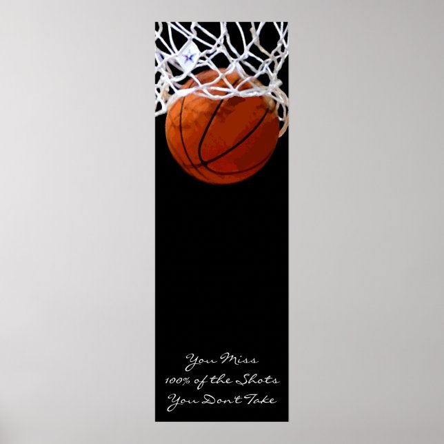 Basketball Poster med sportmotiv (Framsidan)