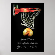 Basketball Poster med sportmotiv