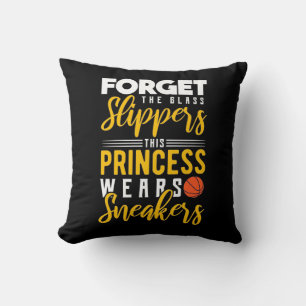 Basketball Princess Wears Sneakers Kudde